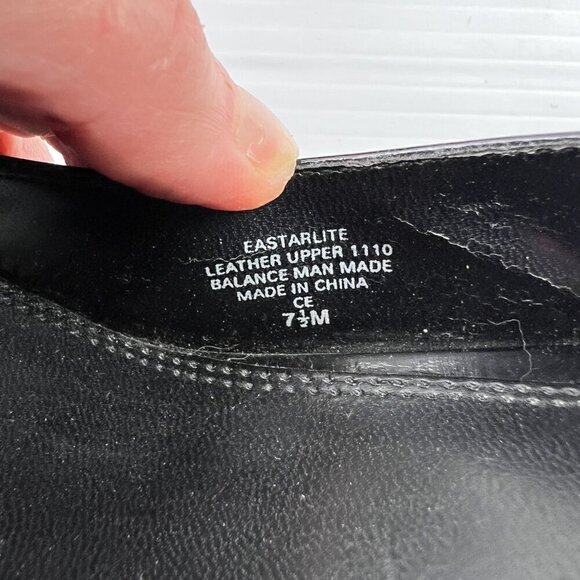 Enzo Angiolini Eastarlite Peep Toe High Heels Pumps Size 7.5 Black Patent - Picture 14 of 14